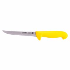 Нож обвалочный 150 мм желтый FoREST