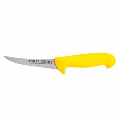 Нож обвалочный 130 мм желтый FoREST